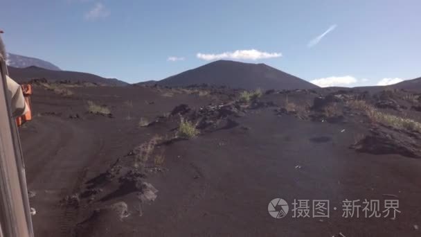 老熔岩字段和火山奇克素材视频视频