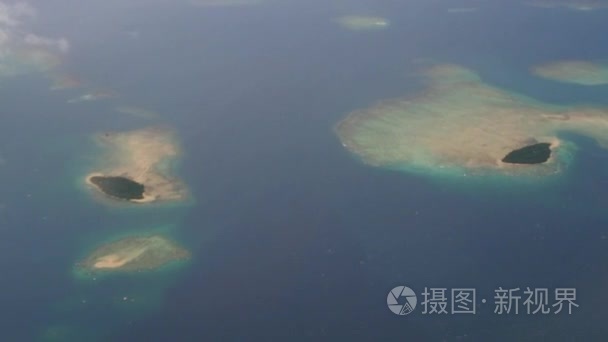 空中花园景观的斐济群岛