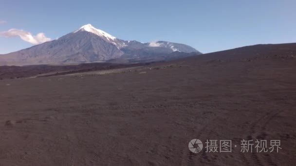 老熔岩字段和火山奇克素材视频视频