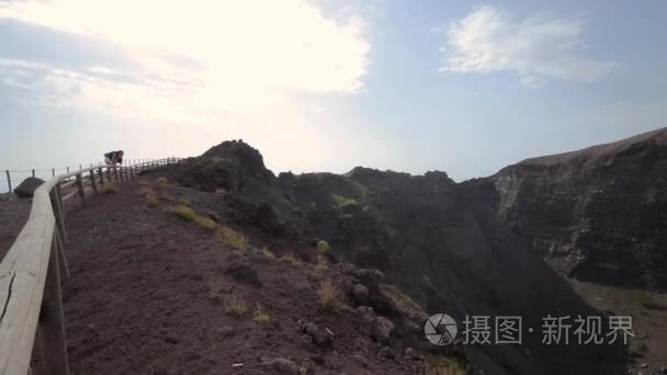 维苏威火山的火山口