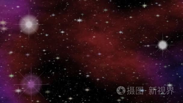 幻想陨石在宇宙 以太空为主题的科幻视频 天文讲座介绍动画