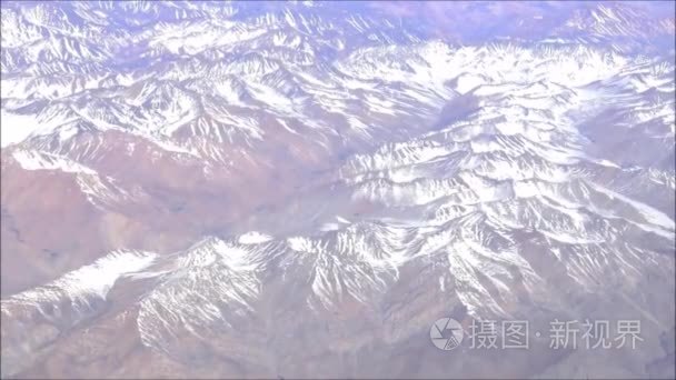山海景观在智利的鸟瞰图视频
