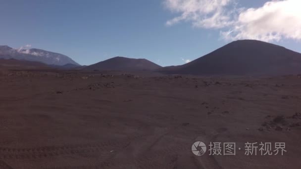 老熔岩字段和火山奇克素材视频视频