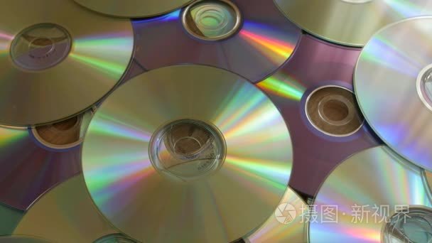 落到桩的 Dvd 或 Cd 的光盘