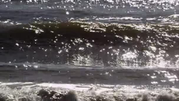 令人惊异的太平洋海洋波浪视频