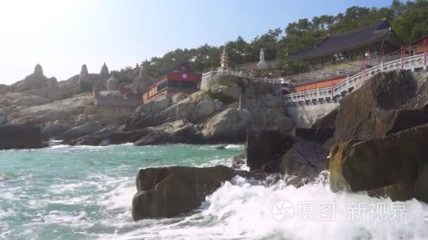 海东龙宫寺在韩国釜山视频