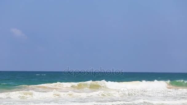 海洋海景风景区斯里兰卡视频