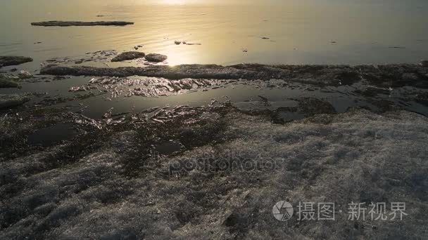 海上漂流冰视频