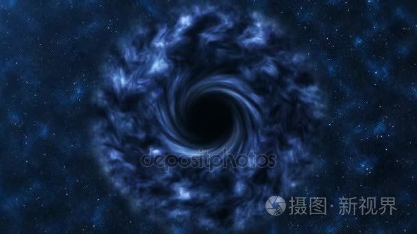 在太空中的黑洞视频