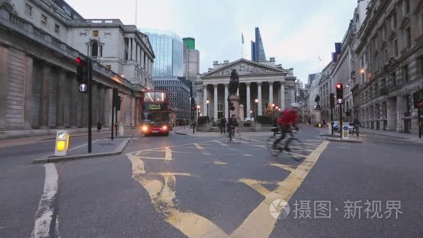 英国伦敦银行视频