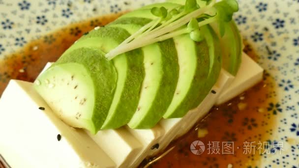 牛油果豆腐菜视频