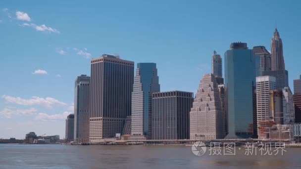 曼哈顿金融区视频