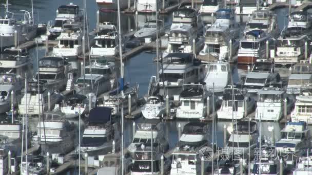 圣迭戈港口码头船游艇视频
