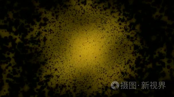 黑色粒子隧道穿越闭环黄色视频