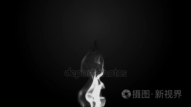 烟气火焰纹理抽象视频
