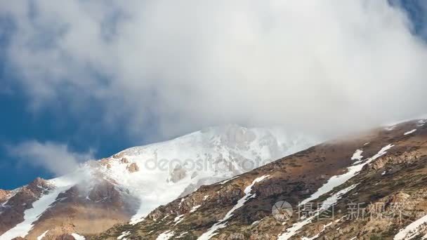 游戏中时光倒流白色雪洛矶山脉视频