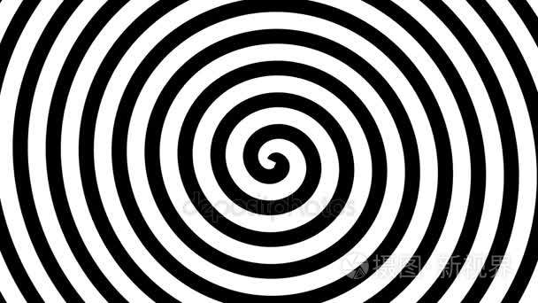 hipnotic 背景为黑色和白色的催眠的