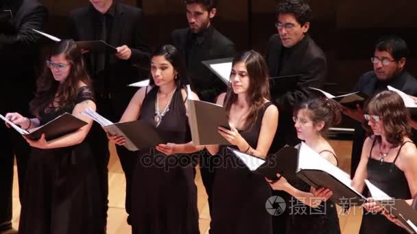 组的唱诗班在布宜诺斯艾利斯视频