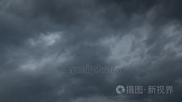 大雨云延时暴风雨来临之前