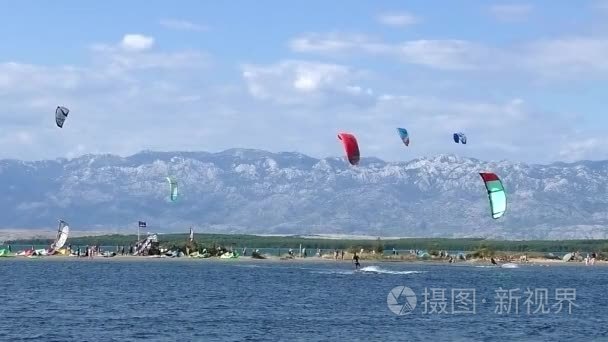 风筝冲浪风筝冲浪极限运动在宜春克罗地亚