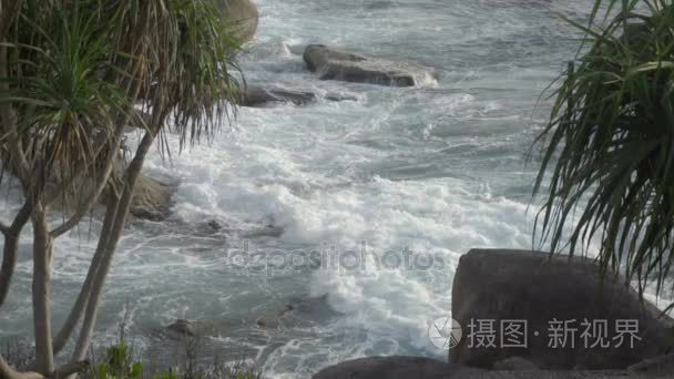 海湾和安达曼海的人和船视频