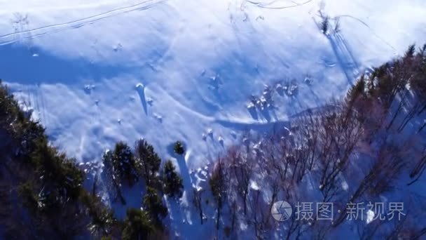 喀尔巴阡山在冬季视频