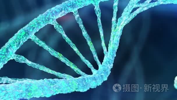 Dna 链分子结构与高品质美丽的议案。黑暗的背景