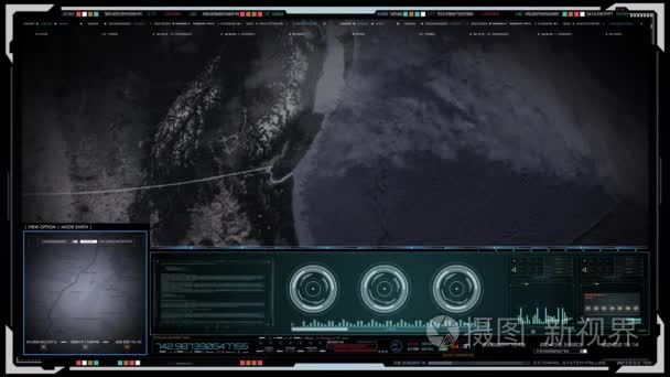 平视显示器屏幕数据仪表板视频