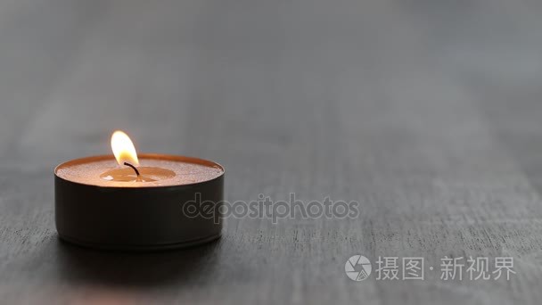 燃烧的蜡烛素材视频