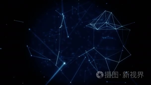 丛抽象网络标题技术科学背景 vj 循环