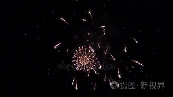 烟花在夜空中视频