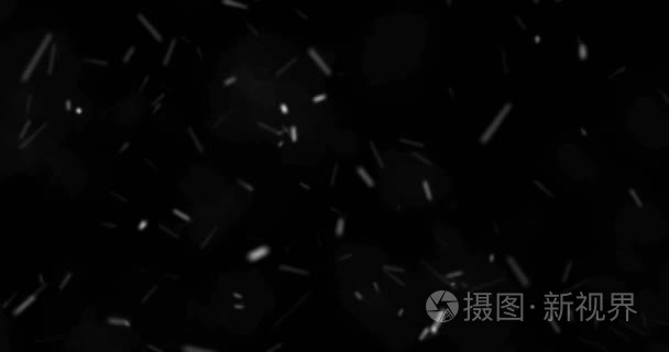 黑背背景抽象粉尘粒子运动视频