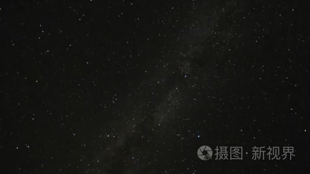 清晰的填充的星空视频