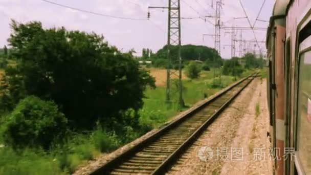 坐欧洲火车旅行视频