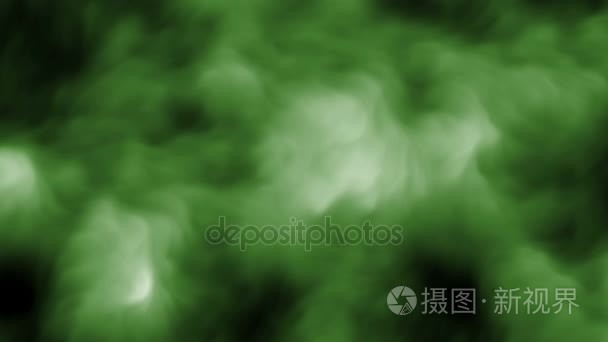 雾纹理绿色抽象视频