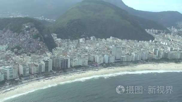 在里约热内卢科帕卡巴纳海滩视频