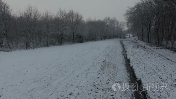 荷兰冬季风景视频