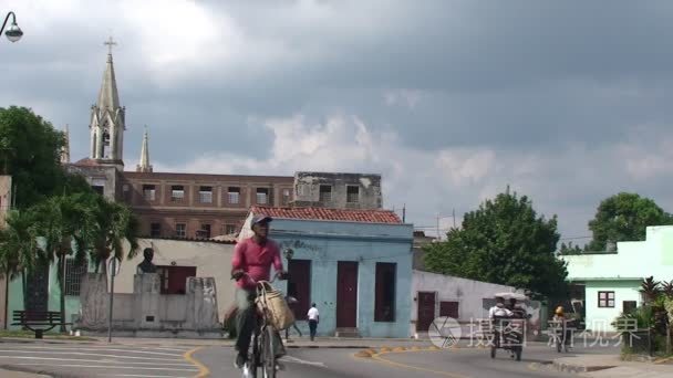 卡马圭城的街景视频