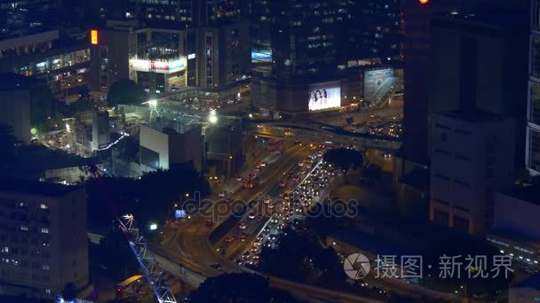 香港城市夜景视频