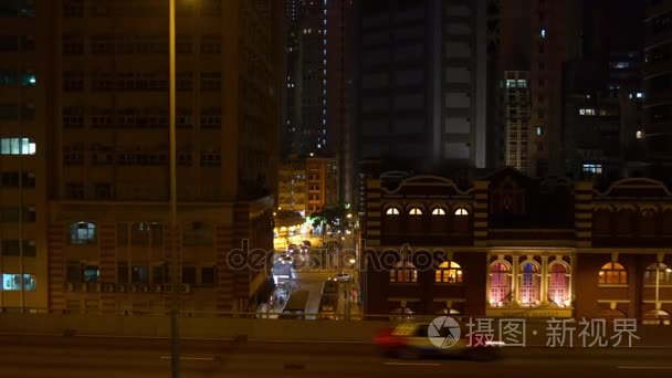 香港城市夜景视频