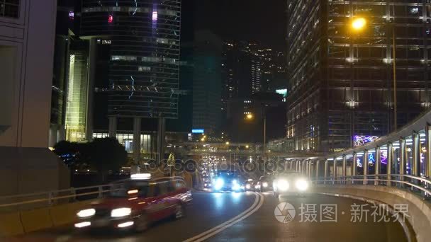 香港城市夜景视频