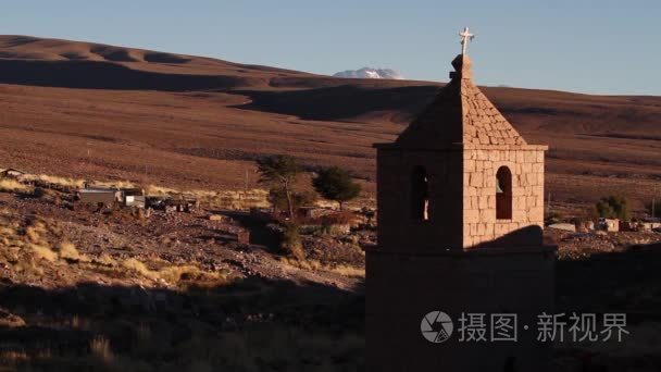 在阿塔卡马沙漠教堂视频
