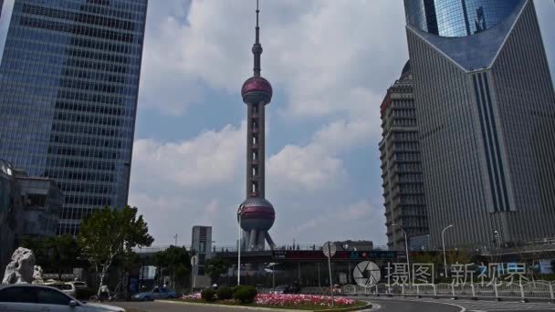 中国，上海 12 Mar 2016： 上海陆家嘴商务中心、 摩天大楼、 东方珍珠电视塔