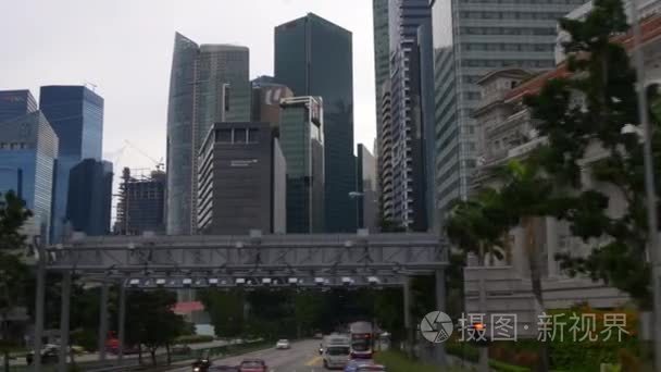 在新加坡的街头生活视频