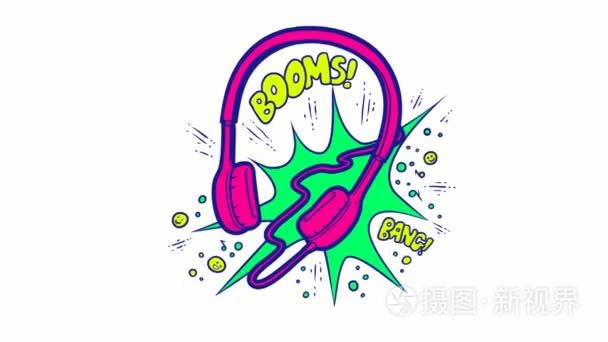 波普艺术视频素材