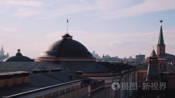 克里姆林宫红场建筑美景尽收眼底的莫斯科