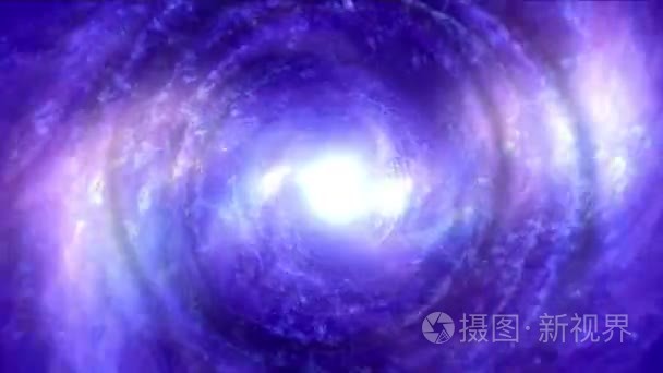 4 k 抽象能量旋涡宇宙隧道烟花粒子孔涡流旅行