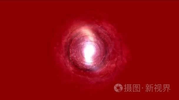 4 k 抽象能量旋涡宇宙隧道烟花粒子孔涡流旅行