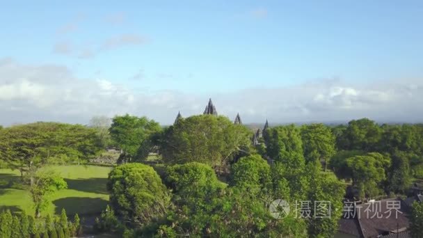 普兰巴南寺的鸟瞰图画面视频