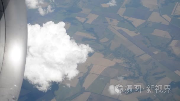 窗外的地球景色视频